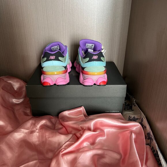 New Balance 9060 Warped Multicolor Sneakers - Picture 6 of 7